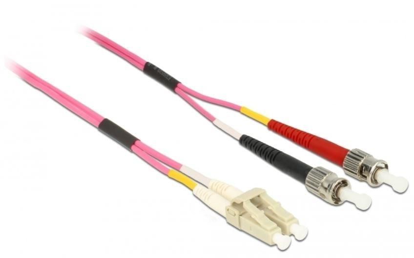 Delock Cable Optical Fibre LC to ST Mult