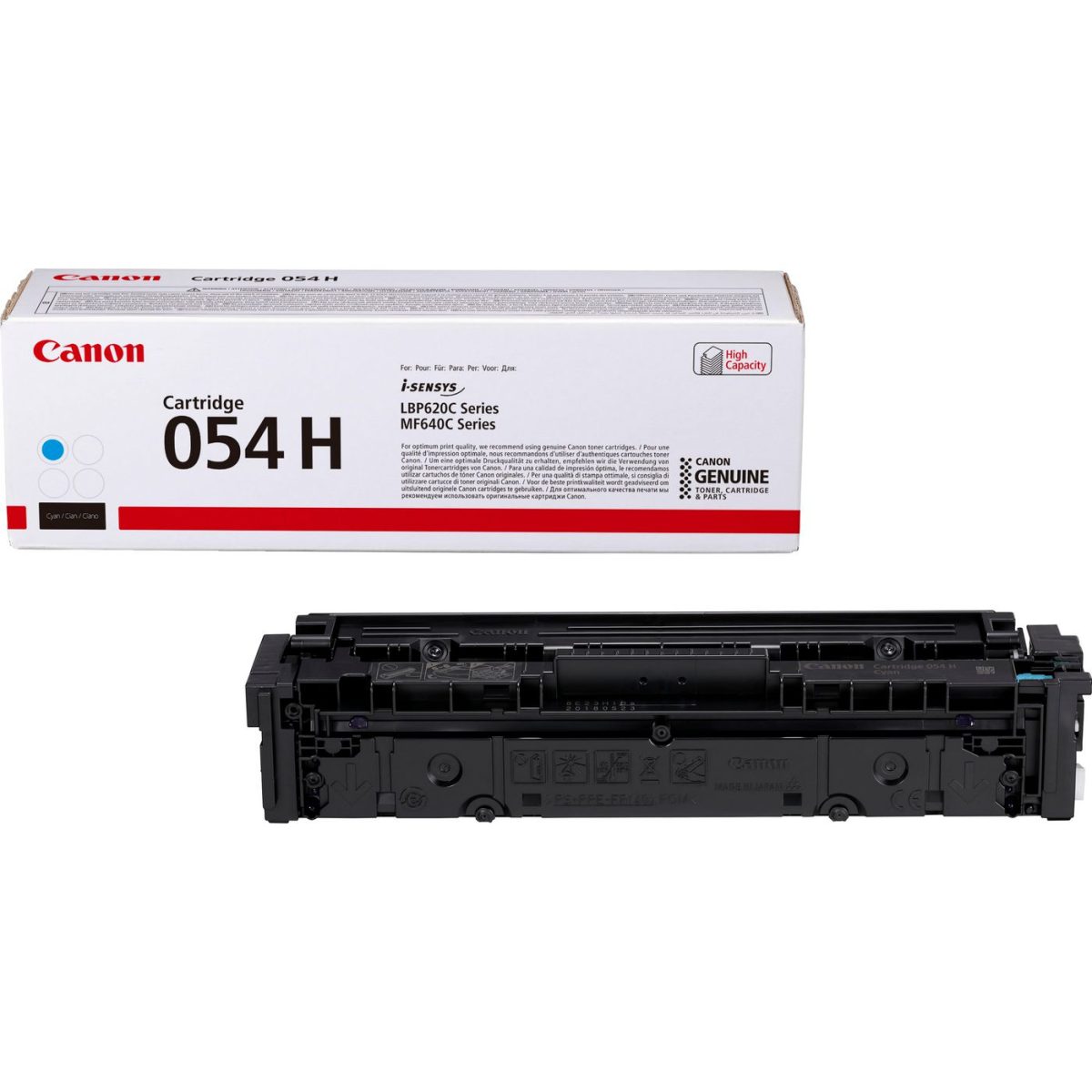 Canon 054 H - Hoge capaciteit - cyaan - origineel - tonercartridge - voor imageCLASS LBP622Cdw, MF641CW, MF642Cdw, MF644Cdw