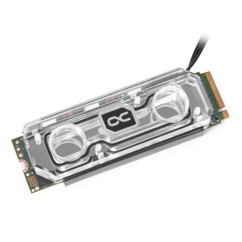 Alphacool HDX Apex M.2 2280 SSD Cooler, ARGB - Acrylic