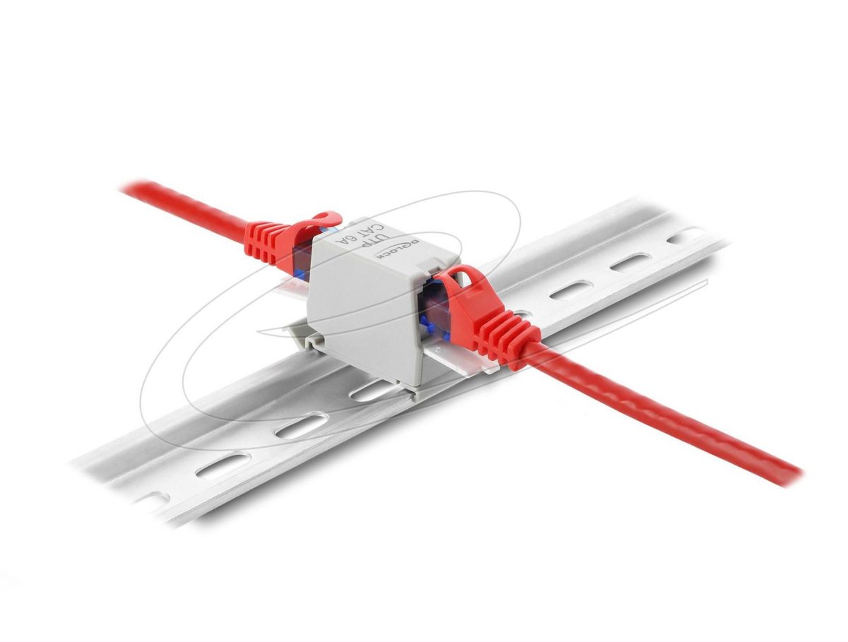Delock RJ45 Coupler Cat.6A jack to jack