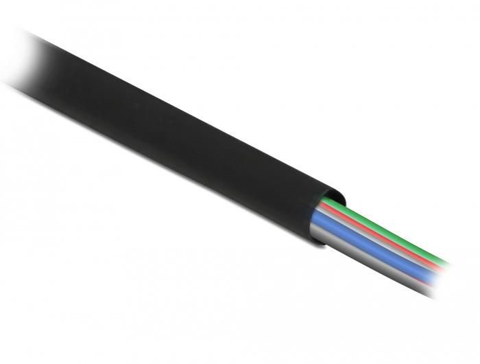 Delock Heat Shrink Tube 1 m x 20 mm blac
