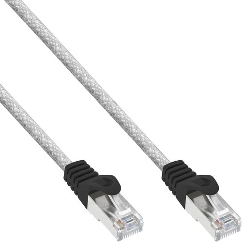 InLine Patchkabel - SF/UTP - Cat.5e - transparent - 0,25m