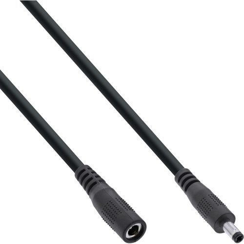 InLine DC Verl?ngerungskabel - 4,0 x 1,7 mm - AWG 18 - schwarz - 5 m