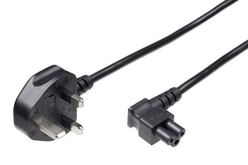 Power Cord UK - C5 1.8m Black