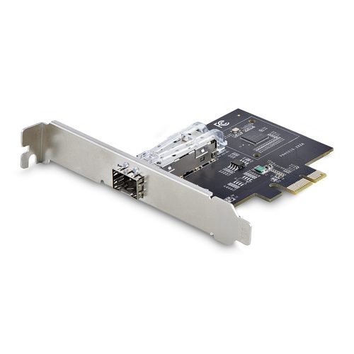 Startech 1-Port GbE SFP Netwerkkaart, PCIe Glasvezel Ethernet NIC - Netwerkadapter - PCIe 2.0 - Gigabit SFP x 1 - zwart