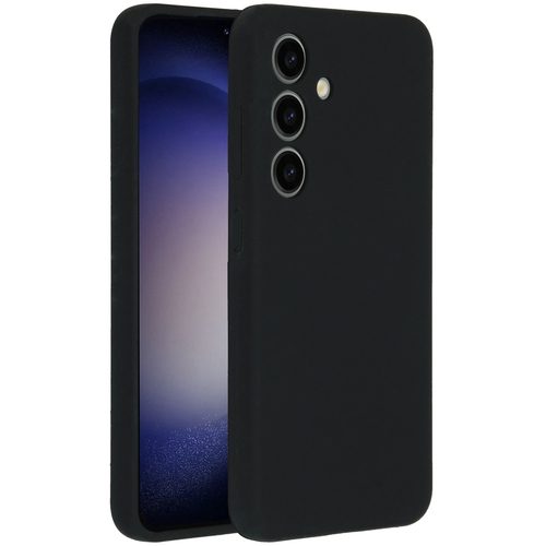 Accezz Liquid Silicone Backcover voor de Samsung Galaxy S24 - Zwart