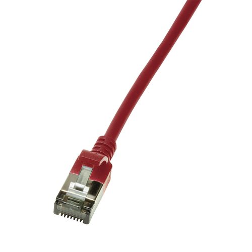 Logilink Patchkabel CAT6A U/FTP TPE SlimLine rot 2,0m