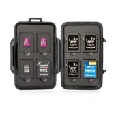 ABS MEMORY CARD CASE 8 SD AND 8 MICRO SD