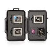 ABS MEMORY CARD CASE 2 SD 2 MICRO SD AND